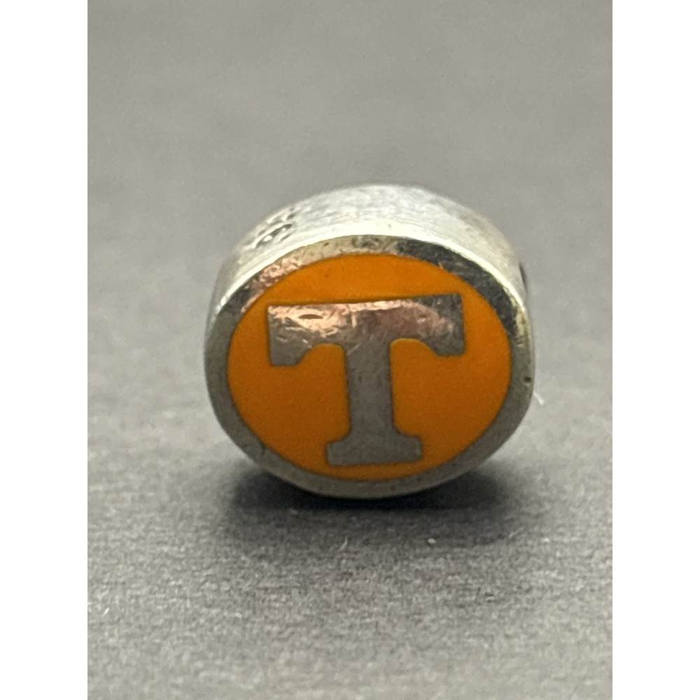 Vintage Sterling Silver Tennessee Volunteers Euro Charm 925 G13